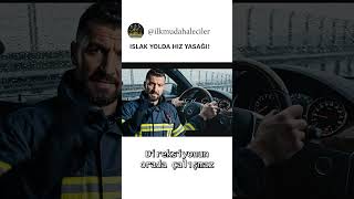 Yağmur Yağarken Yüksek Hızda Gitti... Araba Nasıl Suda Yüzmeye Başladı Aquaplaning