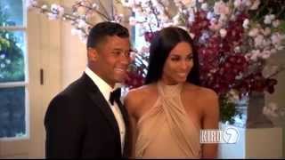 VIDEO: Russell Wilson walks into State Dinner with Ciara
