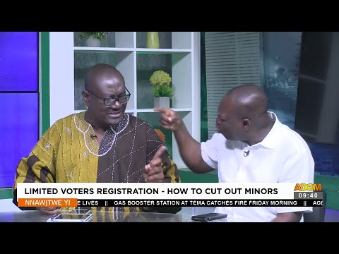 Limited Voters Registration - How to Cut Out Minors - Nnawotwi Yi on Adom TV (30-9-23)