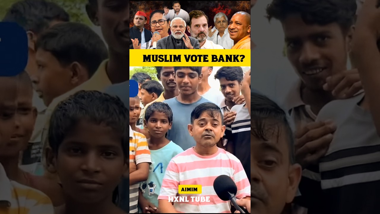 Muslim vote bank? public reaction. 