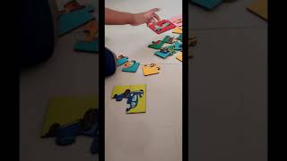 toddler activity | 4 piece jigsaw | #ShouMou