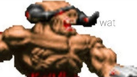 Killing the Cyberdemon in Doom with fists