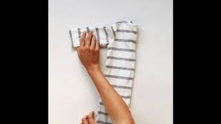 How to fold baby sleepers