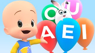 Balloons Of Vowels And More Educational Videos - Cuquin And Friends