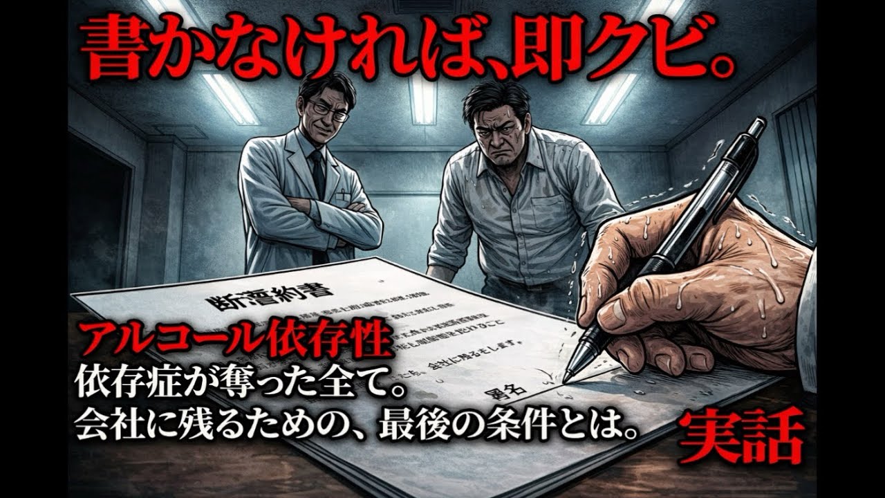 【体験談】「一生飲まないと誓え」屈辱の断酒誓約書…50代エース営業マンの転落と再生