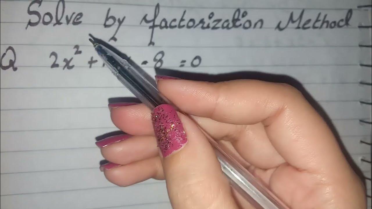 solve-by-factorisation-class-10-solve-by-factorization-2x2-15x-8-0