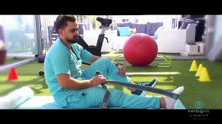 تمارين إلتواء الكاحل  ankle sprain exercises