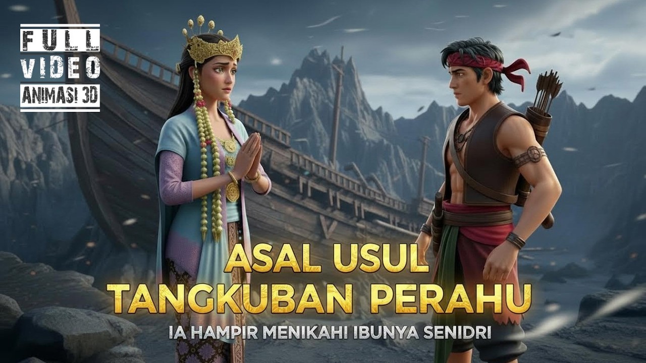 ASAL USUL TANGKUBAN PERAHU | LEGENDA SANGKURIANG YANG HAMPIR MENIKAHI IBUNYA SENDIRI | FOLKLORE