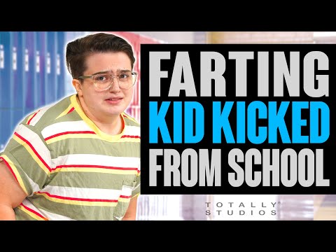 FARTING KID Kicked Out of School. Crazy Ending.