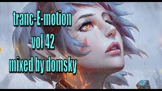UPLIFTING TRANCE  tranc-E-motion vol 42   mixed by domsky