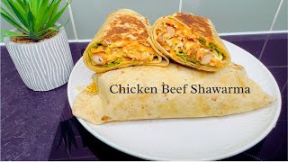 How To Make Chicken Beef Shawarma