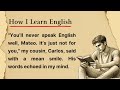 7 Tips on How I Learn English | Learn English Through Story - Level 1 | English Story | Grade reader