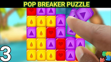 ✅ Pop Breaker Max Level Gameplay | Puzzle Challenge Gameplay | Matching puzzle games
