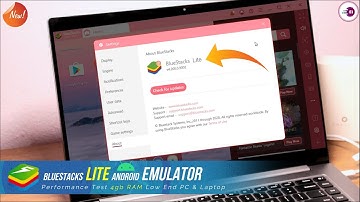 BlueStacks Lite Emulator Performance Test on 4GB RAM Low End PC.