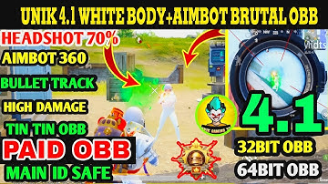 BGMI 4.1 AIMBOT OBB | BGMI 4.1 NO RECOIL CONFIG | BGMI NO RECOIL CONFIG 4.1  [ 100% Safe No Ban ]