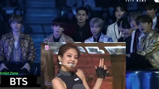 BTS REACTION TO BLACKPINK - ''KILL THIS LOVE'' LIVE #MMA 2019 screenshot 4