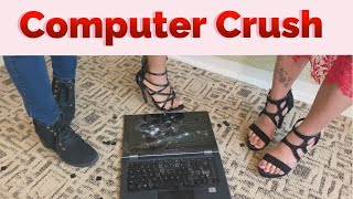 High Heels Laptop Computer Crush - ASMR