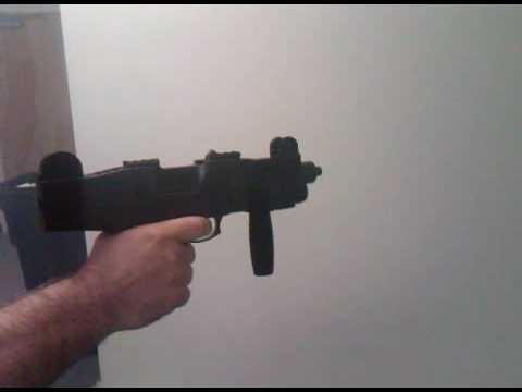 Test Firing of a ASI - MAX-UZI - Blank Firing Machine Gun - YouTube