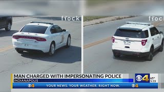 Fishers man who runs a traffic control business is charged with impersonating police