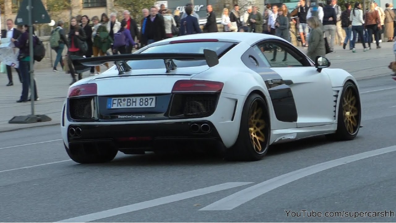 Audi R8 PD GT850 (Prior-Design) - Brutal Sounds - YouTube