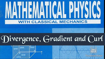 PG TRB Physics Unit 1 Divergence, Gradient and curl