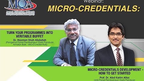 Webinar : Micro-credentials