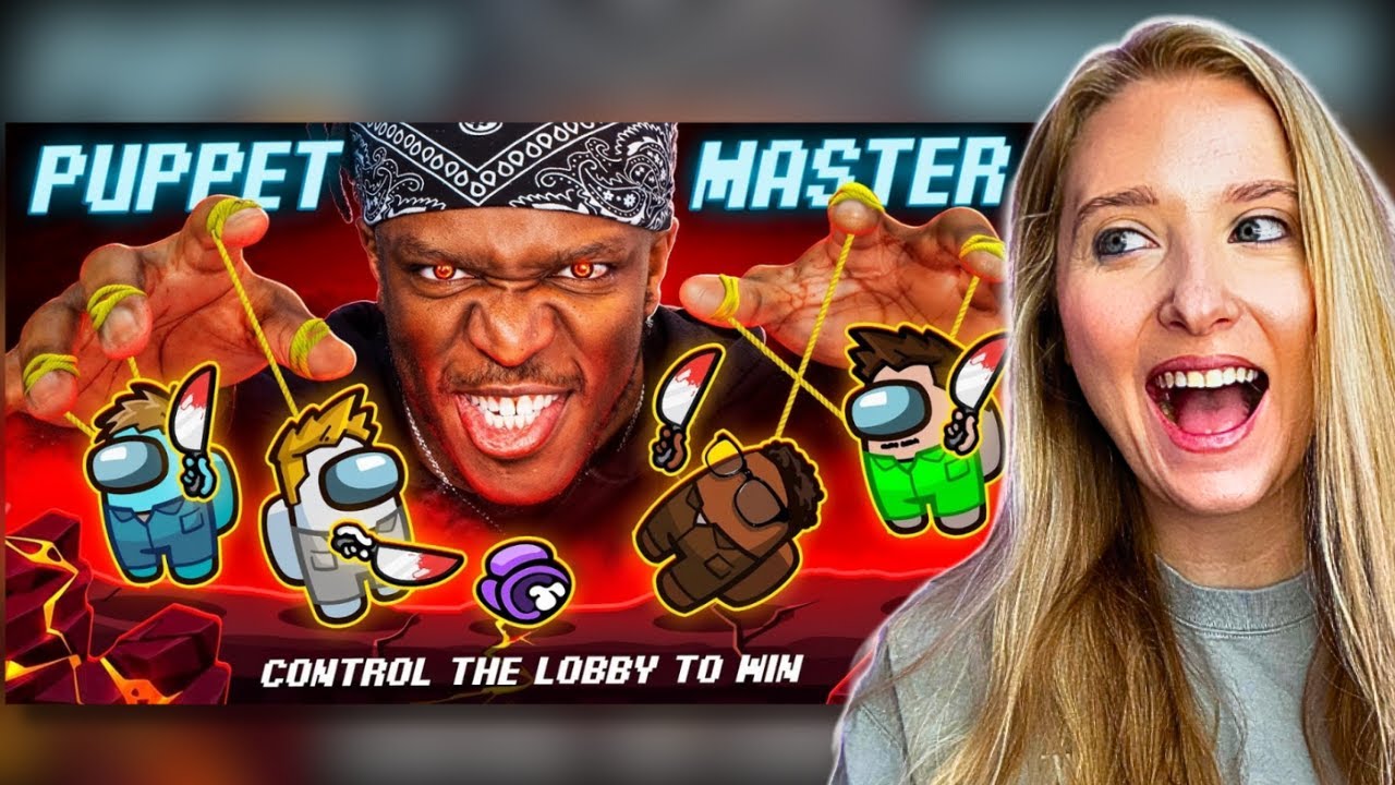 Reaction to SIDEMEN AMONG US PUPPET MASTER ROLE: TAKE CONTROL OF OTHER PLAYERS