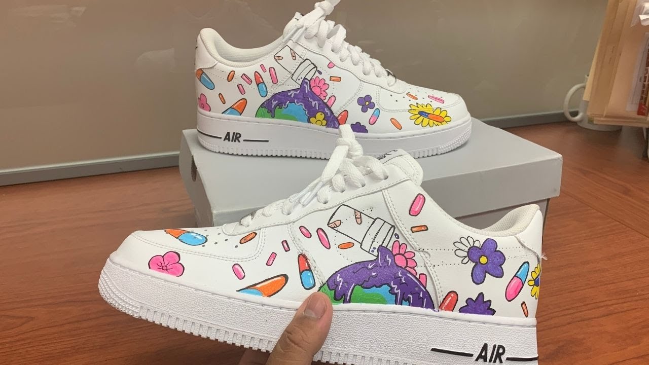 juice wrld air force ones custom