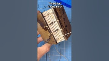 DIY “Peekaboo” Coptic Stitch Tutorial now up 🙌