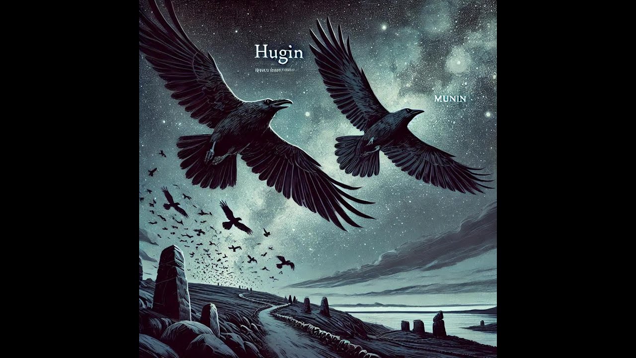 How Ravens Turned Black: A Norse Myth of Odin's Ravens