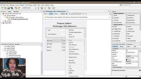 Menghitung Nilai Akhir Mahasiswa Dengan Java GUI(Graphical User Interface)