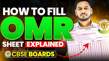 How to Correctly Fill OMR Sheet? CBSE Boards Exam 2025 | Class 10 Boards 2025 #class10 #cbseboard