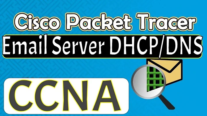 DHCP DNS EMAIL SERVER Configuration Lab in cisco packet tracer