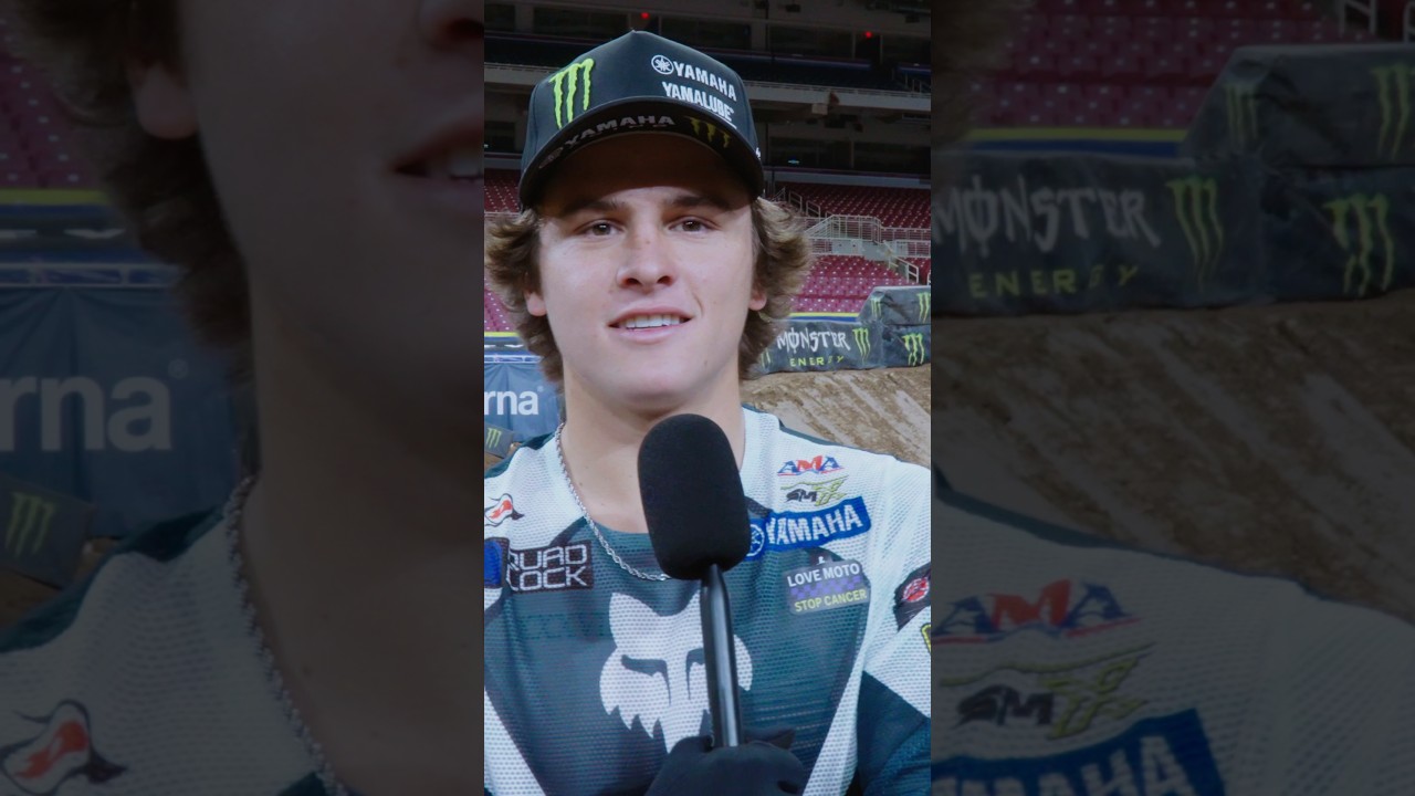 Haiden Deegan talks about reaching his ceiling at St. Louis Supercross #supercross