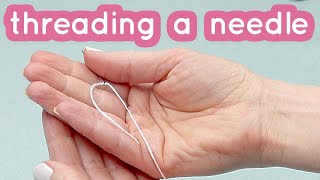 How to thread a needle - Basics series #3 - Embroidery for Beginners - Tutorial screenshot 5