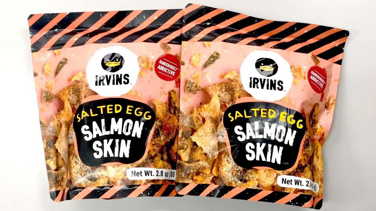 Irvins Salted Egg Salmon Fish Skin