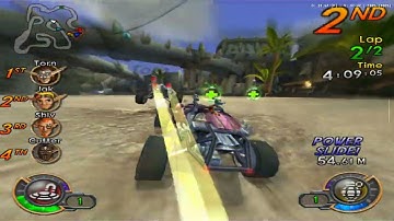 Ayn Odin Pro - AetherSX2 - Jak X Combat Racing (Settings at the end of video, READ Description)