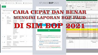 CARA MELAKUKAN LAPORAN BOP PAUD KESETARAAN 2021 DENGAN CEPAT DAN BENAR