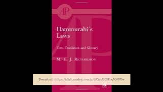 #Hammurabi's Laws