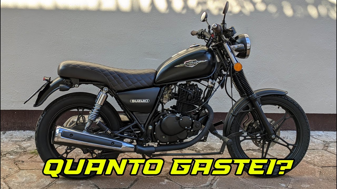 Minha Suzuki Intruder 125 levemente customizada. : r/motoca