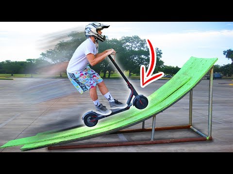 electric scooter jump