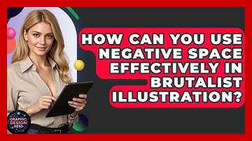 How Can You Use Negative Space Effectively In Brutalist Illustration? - Graphic Design Nerd