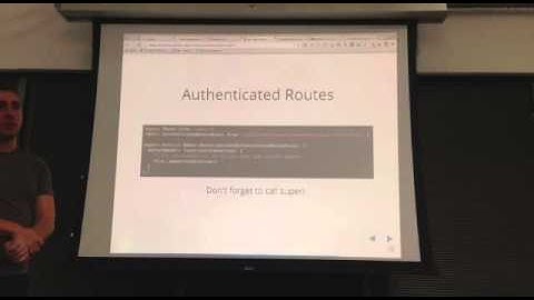 Authentication with Ember