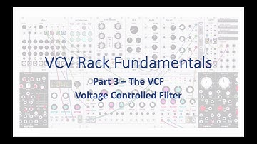 VCV Rack Tutorial Part 3 VCF