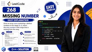 Missing Number Explained Step by Step | LeetCode 268