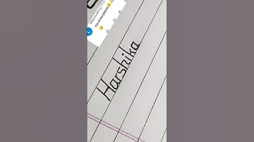 Harshika name writing neatly #video #trending #shorts #viral