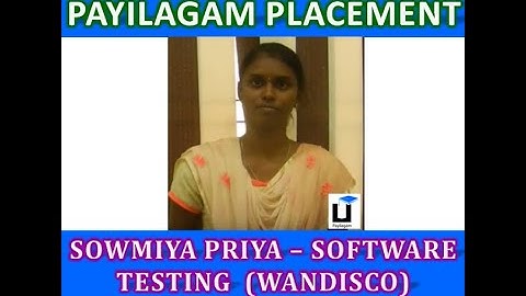 Payilagam Placement - Sowmiya Priya (WanDisco) - Software Testing Training in Chennai