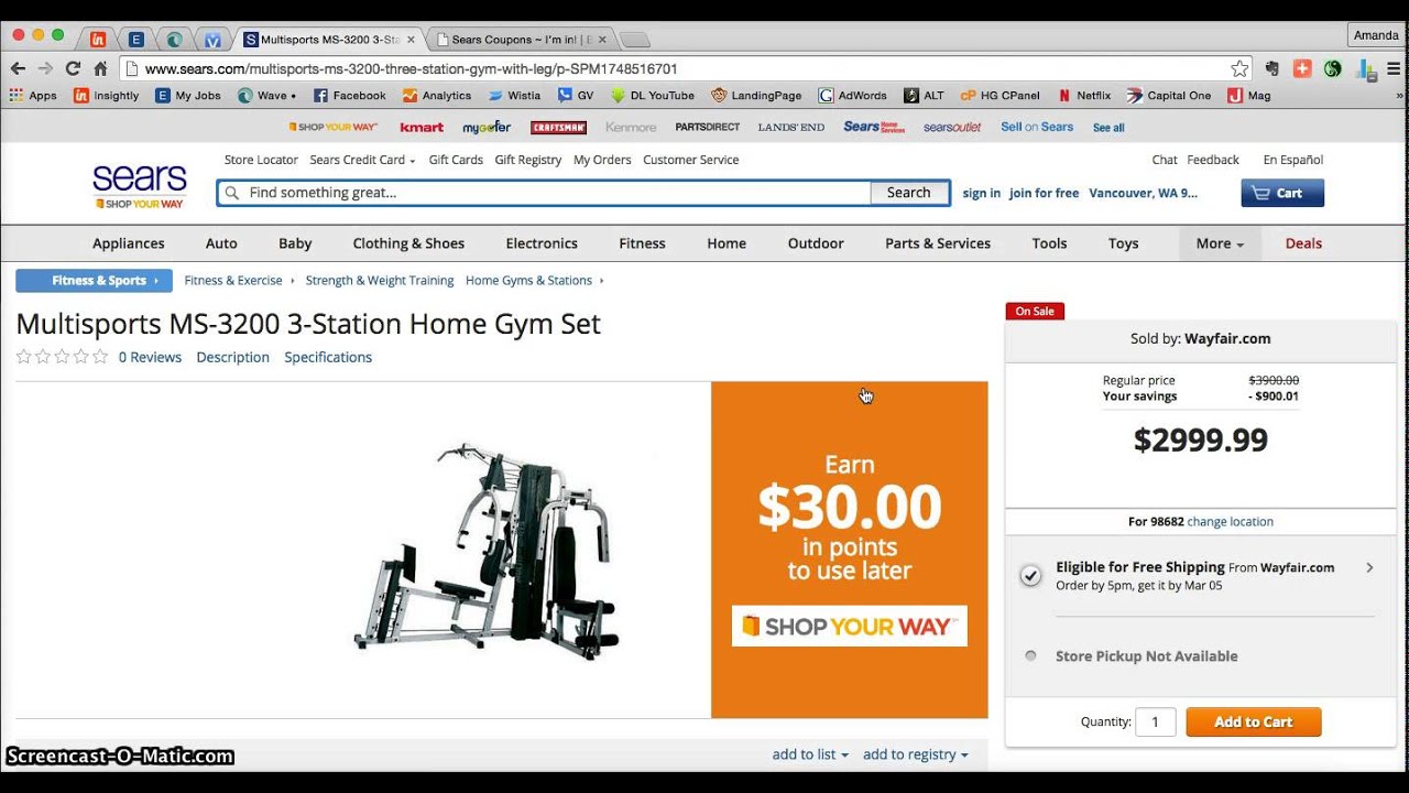 Sears Coupons verification by I’m in! YouTube