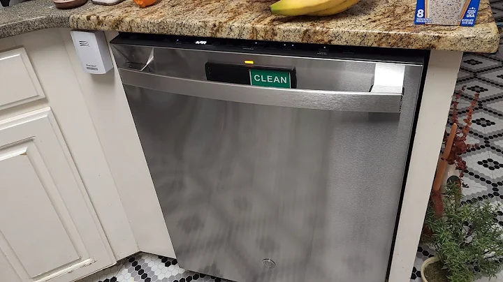 GE Dry Boost 24-in Top Control Built-in Dishwasher With Third Rack Stainless Steel + Installation