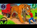 Wild Animal Cargo 3D Truck Driving Game | Aimal Transport Caro Truck Gameplay | Android Gameplay